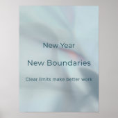 NEW YEAR, NEW BOUNDARIES POSTER (Vorne)