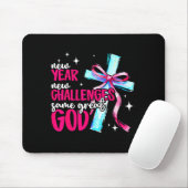 New Year New Challenges Sam Great God Christian Ne Mousepad (Mit Mouse)