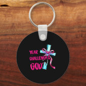 New Year New Challenges Same Great God Happy New Y Schlüsselanhänger (Vorderseite)