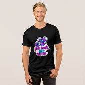 New Year, New Glitch - 2026 Anti-Resolution Motto Tri-Blend Shirt (Vorderseite voll)