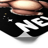 New Year New Me Funny Fitness Workout Gym Sloth We Poster (Ecke)