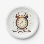 New Year New Me Plates Pappteller (Vorderseite)