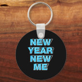 New Year New Me Schlüsselanhänger (Vorderseite)