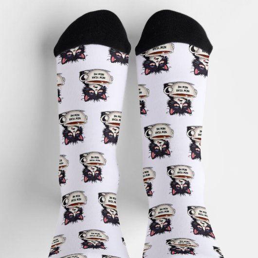 new year new me socken (Oben)