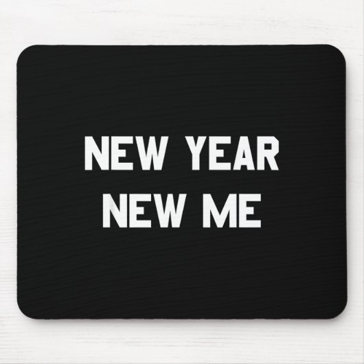 New Year New Me Workout Goals Mousepad (Vorne)