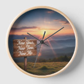 ✨ New Year. New Time. New You. ✨ Uhr (Vorderseite)