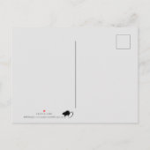 New Year of the Metal Rat Greeting P Einladungspostkarte (Rückseite)