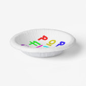 New Year Pappteller (Gewinkelt)