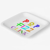 New Year Pappteller (Gewinkelt)