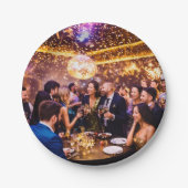 New Year  Pappteller (Vorderseite)