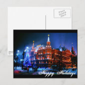 New Year’s Fairytale Feiertagspostkarte (Vorne/Hinten)