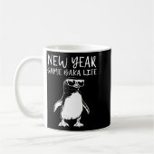 New Year Same Baka Life Funny Penguin Joke  Kaffeetasse (Links)