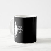 New Year Same Baka Life Funny Penguin Joke Kaffeetasse (Vorderseite Links)
