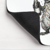 New Year Same Baka Life Funny Raccoon New Year's E Mousepad (Ecke)