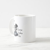 New Year Same Baka Life Funny Skeleton New Year's Kaffeetasse (Vorderseite Links)