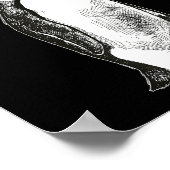 New Year Same Baka Life Humor Penguin Joke Poster (Ecke)