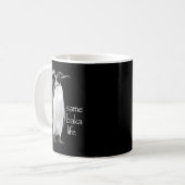 New Year Same Baka Life Penguin Joke Funny Kaffeetasse (Vorderseite Links)