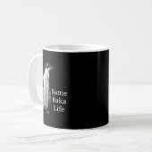 New Year Same Baka Life Penguin Joke Kaffeetasse (Vorderseite Links)