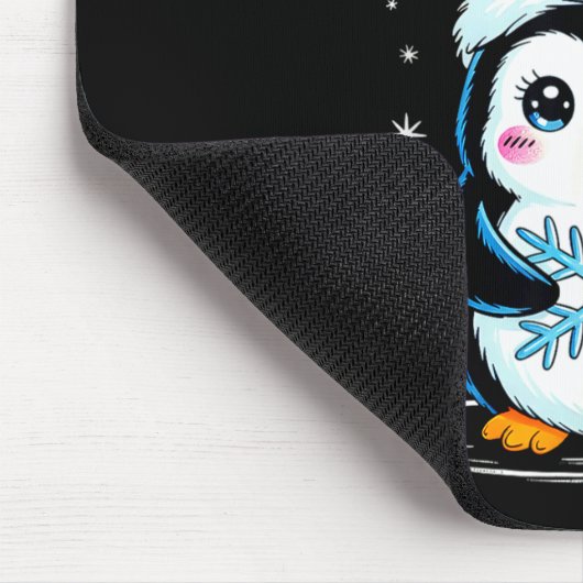 New Year Same Baka Life Penguin Joke Mousepad (Ecke)