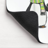 New Year Same Baka Life Penguin Meme Joke Mousepad (Ecke)