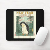 New Year Same Baka Life Penguin New Year 2026 Reso Mousepad (Mit Mouse)