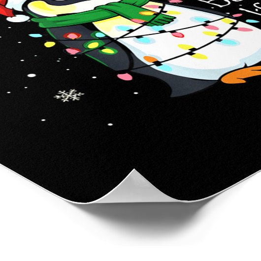 New Year Same Baka Life Penguin New Year Sarcastic Poster (Ecke)