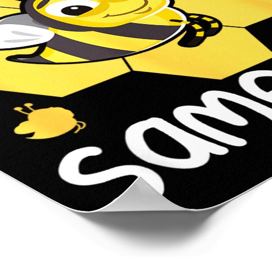 New Year Same Bee Meme Funny New Years Eve  Poster (Ecke)