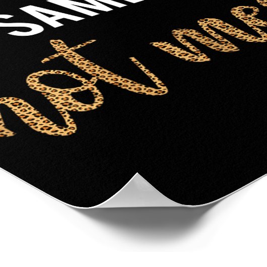 New Year Same Hot Mess Funny 2021 Year Hot Mess  Poster (Ecke)