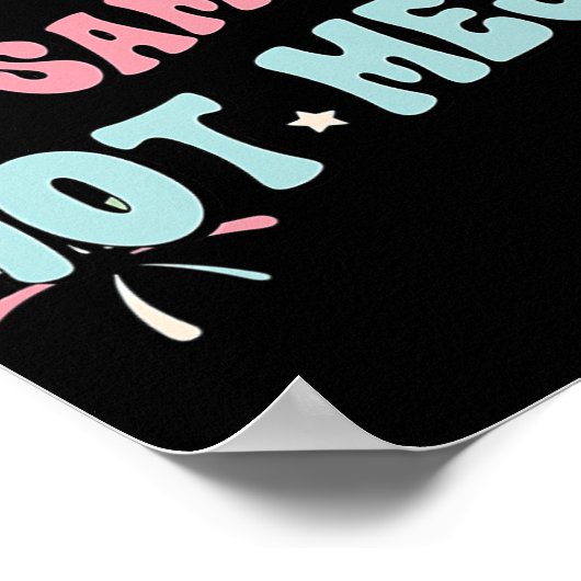 New Year Same Hot Mess Funny Design  Poster (Ecke)