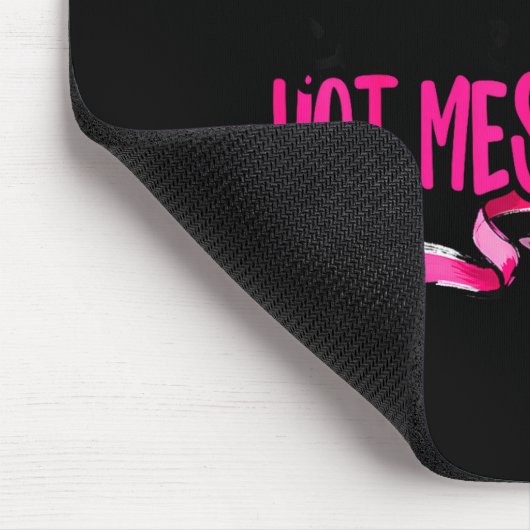 New Year Same Hot Mess Happy New Year 2026 Party Mousepad (Ecke)