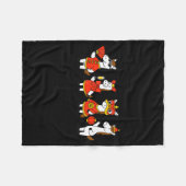 New Year Same Silly Horse Funny Chinese Lunar New  Fleecedecke (Vorderseite (Horizontal))