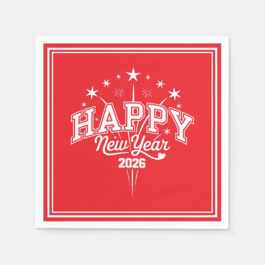 New Year Serviette (Vorderseite)