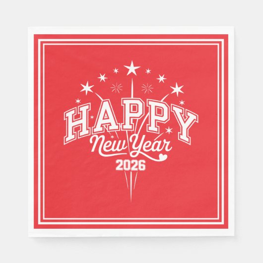 New Year Serviette (Vorderseite)