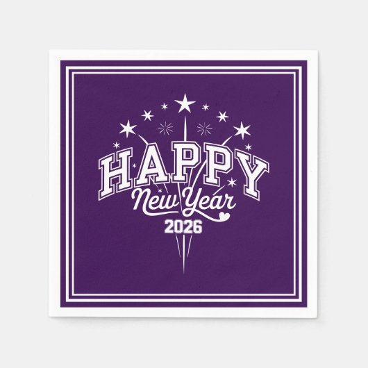 New Year Serviette (Vorderseite)