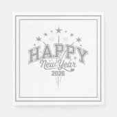 New Year Serviette (Vorderseite)