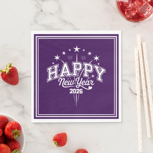 New Year Serviette (Beispiel)