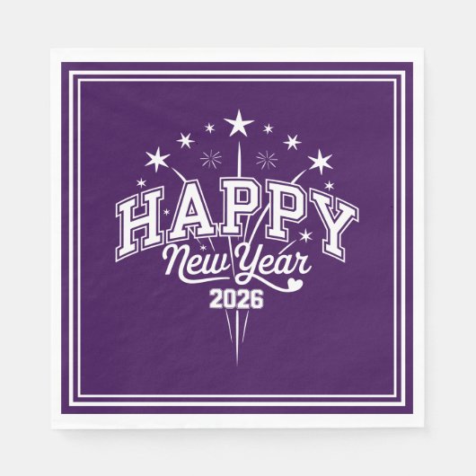 New Year Serviette (Vorderseite)