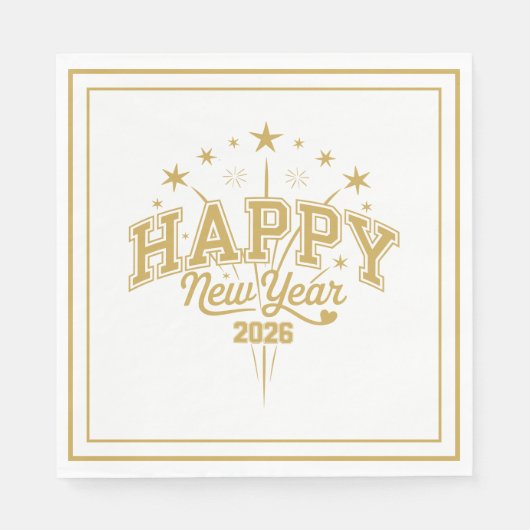 New Year Serviette (Vorderseite)