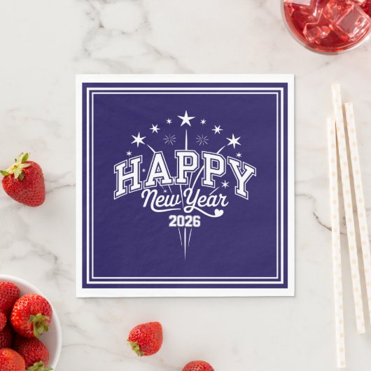 New Year Serviette (Beispiel)
