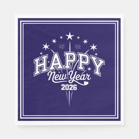 New Year Serviette (Vorderseite)