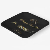 New Year Sparkle Paper Plate Pappteller (Gewinkelt)