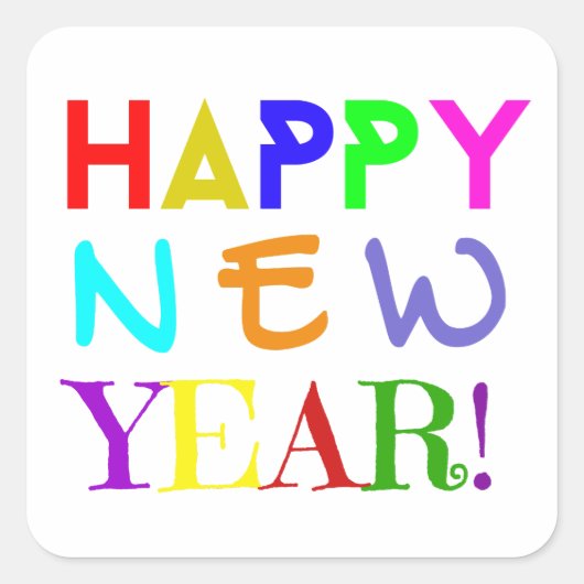 New Year Stickers (Vorderseite)