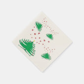 New Year Tree Cocktail Papier Napkins Serviette (Ecke)