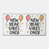 "New Year Vibes Only" Mouse Pad Schreibtischunterlage (Vorderseite)