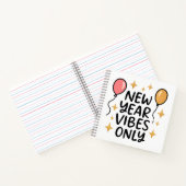 "New Year Vibes Only" Spiral Notebook Notizblock (Innenseite)