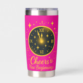 "New Year Vibes Only" Thermobecher (Rückseite)