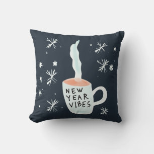 New Year Vibes Rauchen Tasse Kissen