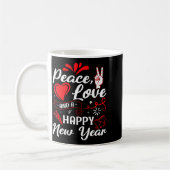 New Year Wishes, Peace, Love, Happy New Year, New  Kaffeetasse (Links)