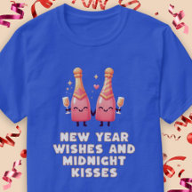 New Year Wishs & Midnight Kisses Kawaii Couple