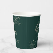 New Years 2026 Modern Minimal Festive Typography Pappbecher (Rechts)